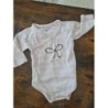 Body manche longue rose TAILLE 6M