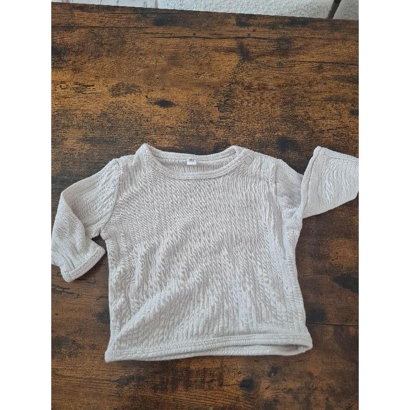 Tee shirt ecru TAILLE 1M