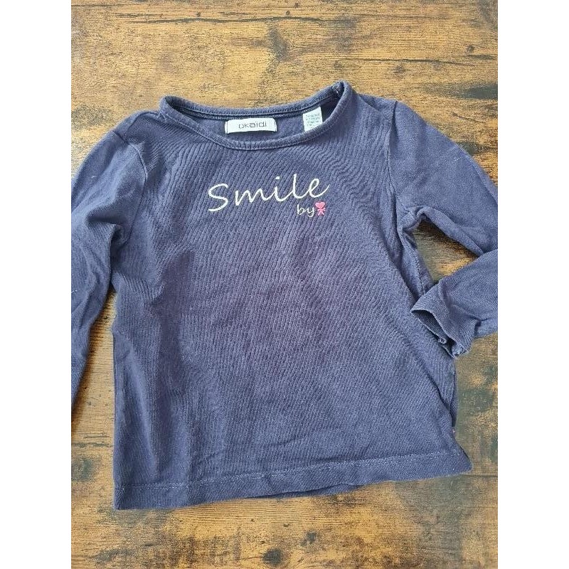 Tee shirt bleu okaidi TAILLE 2A