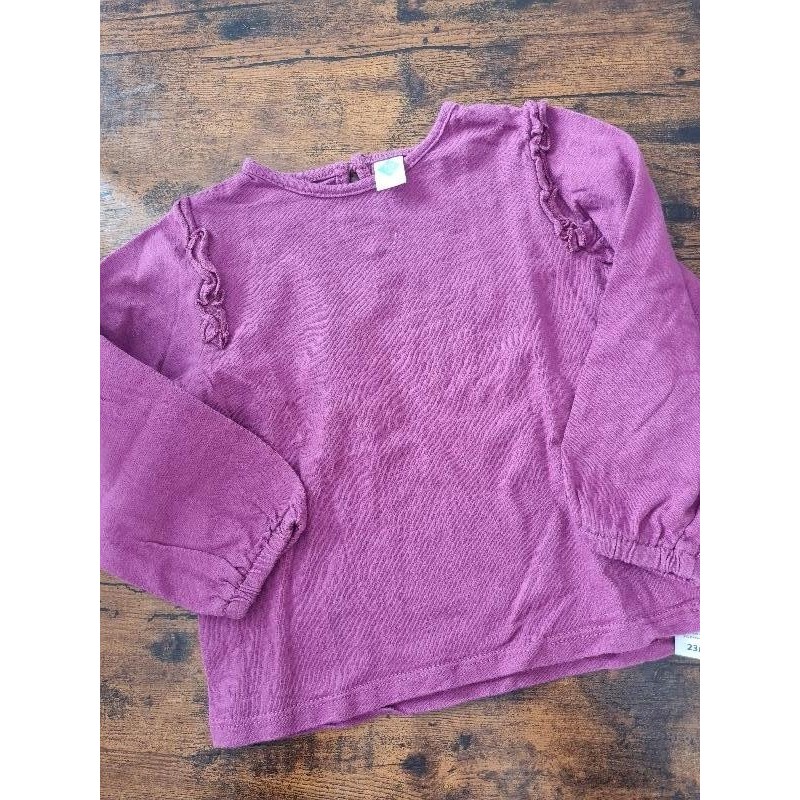 Tee shirt violet tx baby TAILLE 2A