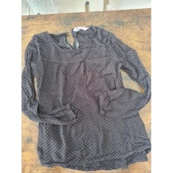 Tunique noir à pois TAILLE 5A