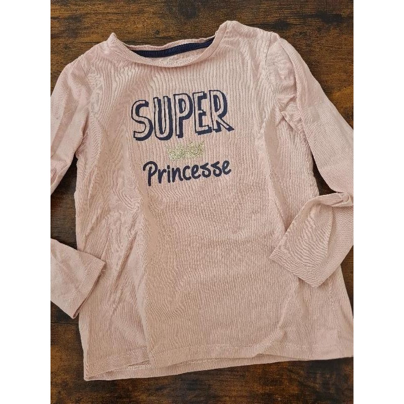 Tee shirt super princesse TAILLE 4A