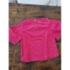 Tunique rose à étoiles  TAILLE 9M