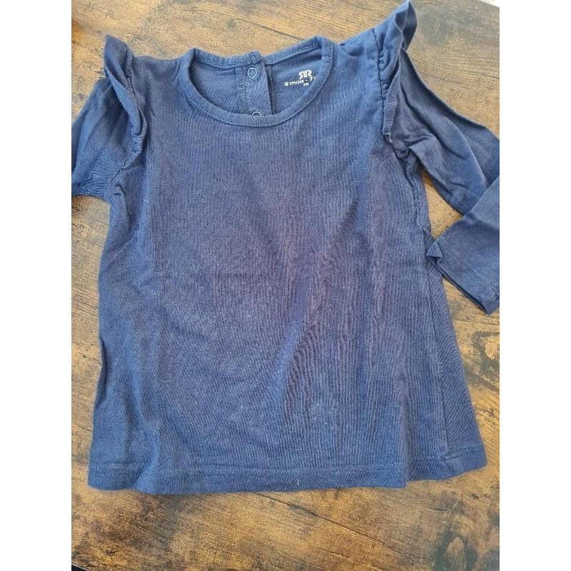 Tee shirt bleu TAILLE 9M