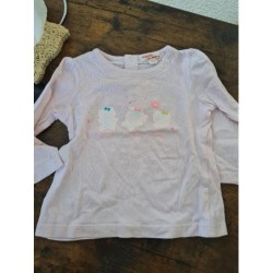 Tee shirt rose du pareil au...