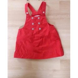 Robe salopette rouge TAILLE...