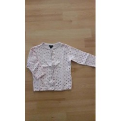 Gilet rose à pois TAILLE 9...