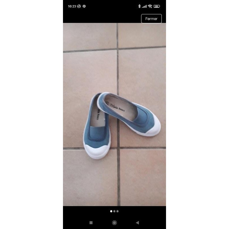 Ballerines bleues claires TAILLE 26