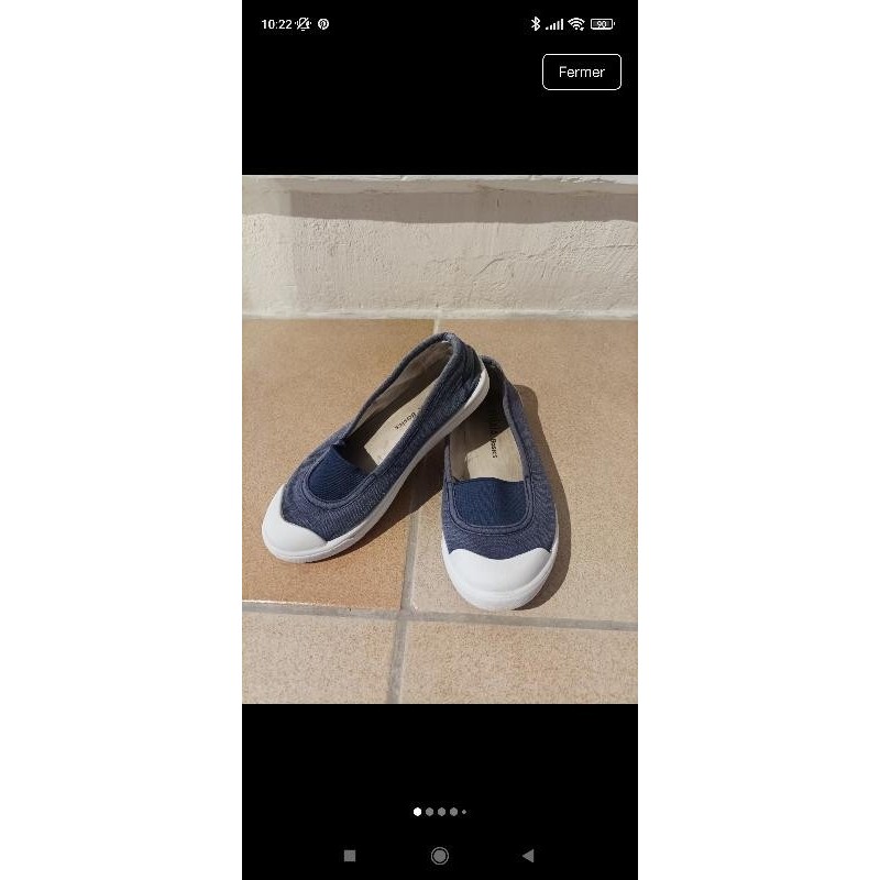 Ballerines bleu foncé  TAILLE 28