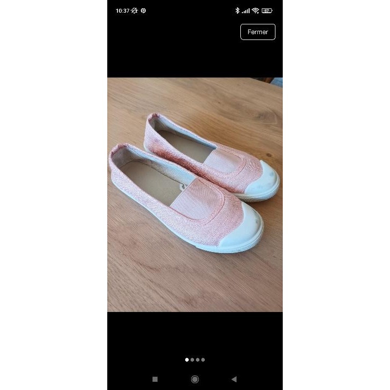 Ballerines roses pailletées  TAILLE 32