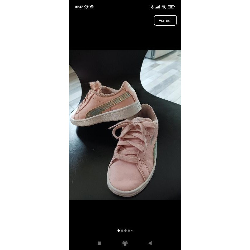 Baskets roses TAILLE 29