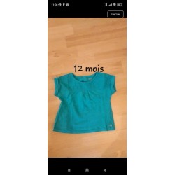 Tee-shirt turquoise  TAILLE...
