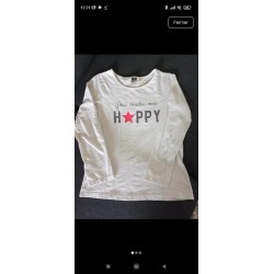 Tee-shirt happy TAILLE 8 ans 