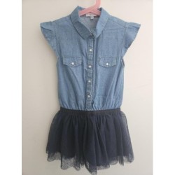 Robe Absorba jean/tulle 5A...