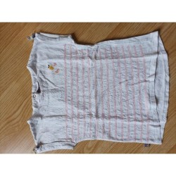 Tee-shirt rayé rose TAILLE...