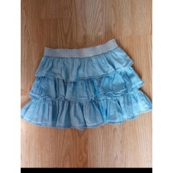 Jupe bleu à volants TAILLE...