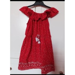 Robe rouge Creeks TAILLE 4 ans