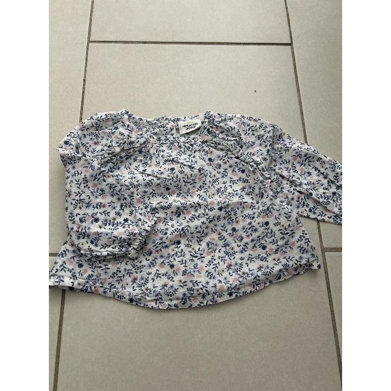 Blouse fleurie TAO TAILLE 3 mois
