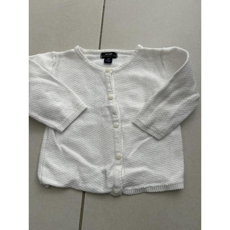 Gilet blanc Kiabi  TAILLE 3 mois