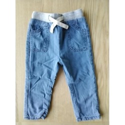 Pantalon bleu Tex 12 mois...