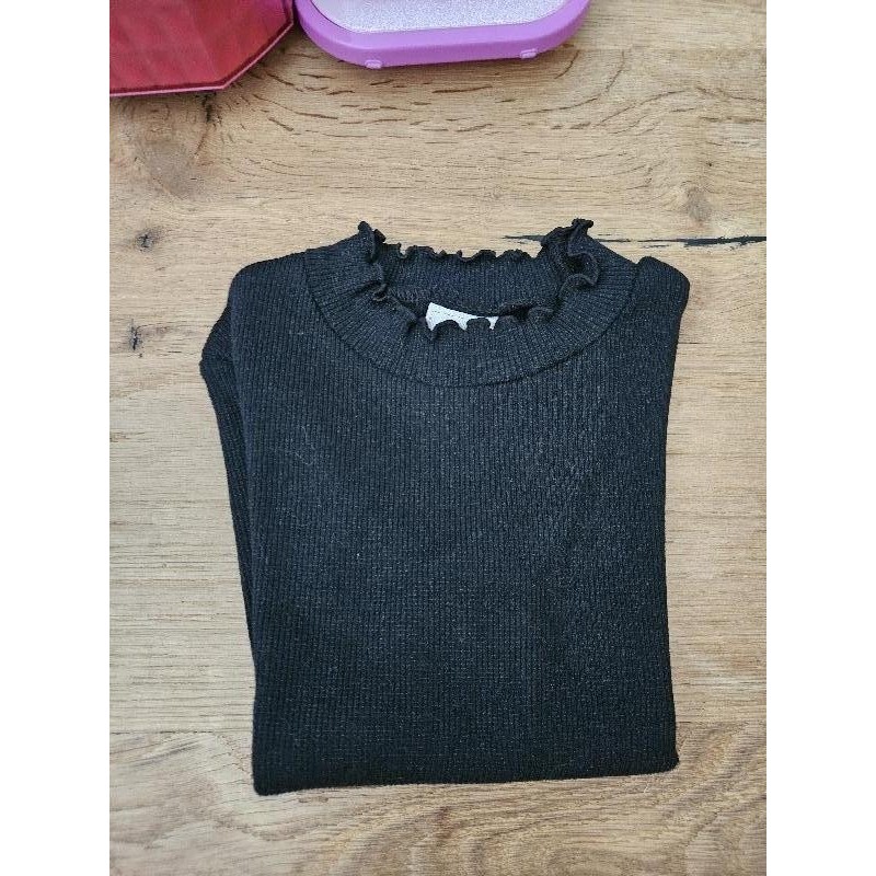 Tee-shirt ML Noir TAO 4A TAILLE 4A