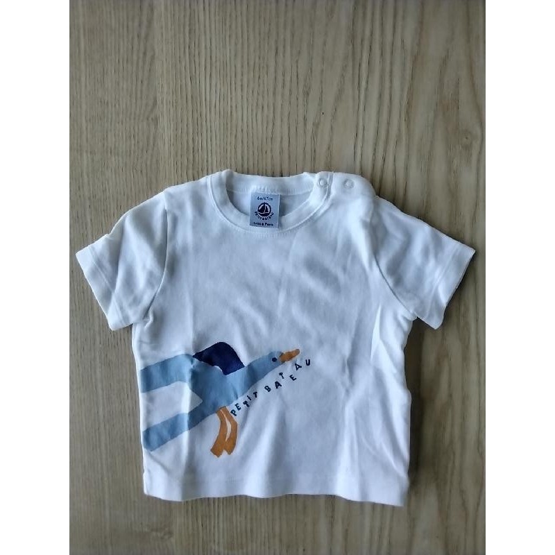 T-shirt oiseau Petit Bateau 6 mois TAILLE 6 mois