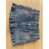 Jupe jean broderies  TAILLE 3 ans