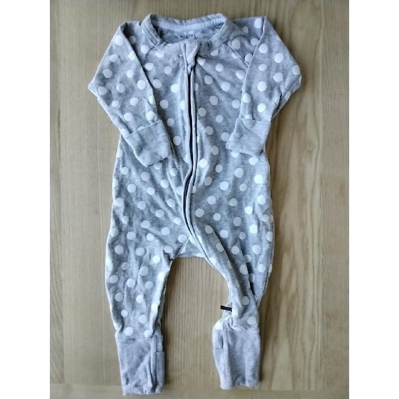 Pyjama gris pois Dim 6 mois TAILLE 6 mois