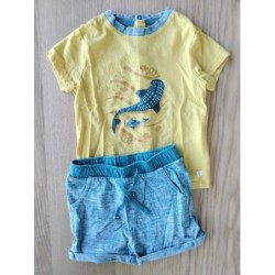 Ensemble jaune/bleu Okaïdi...