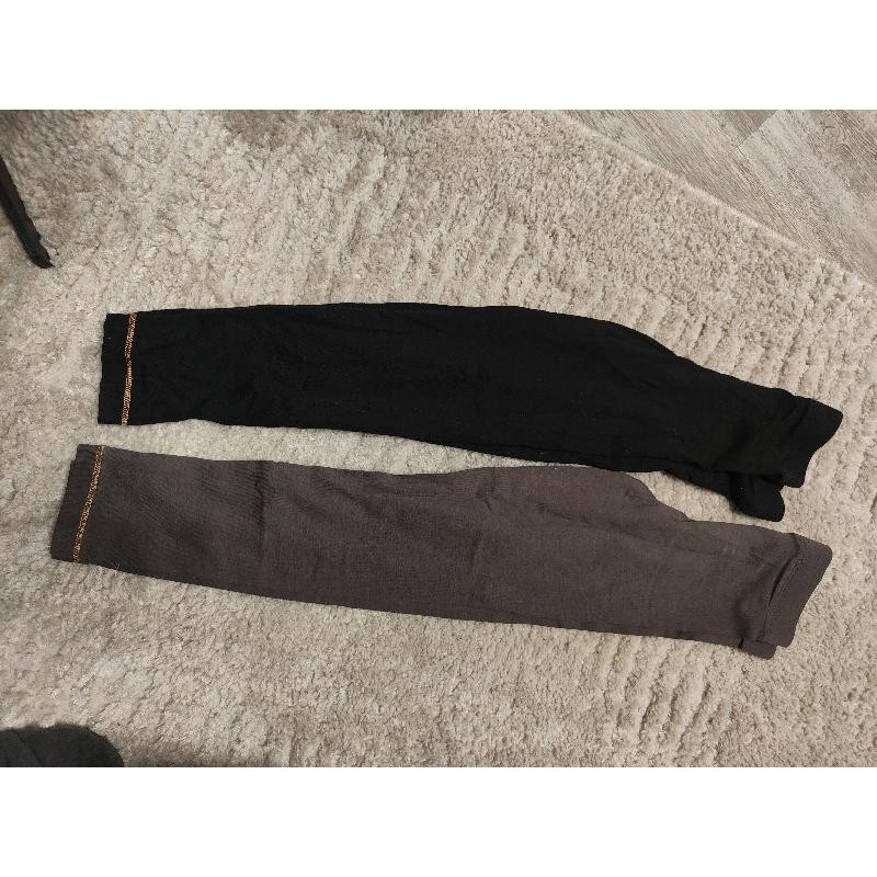 Lot 2 leggings orchestra noir et marron TAILLE 6