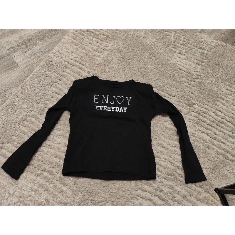 Tee shirt manches longues Orchestra noir enjoy  TAILLE 6