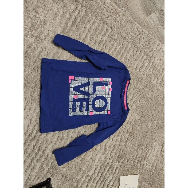 Tee shirt manches longues bleu électrique Esprit  TAILLE 4/5