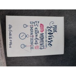 Carte étape grossesse et bébé 