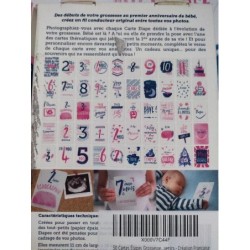 Carte étape grossesse et bébé 