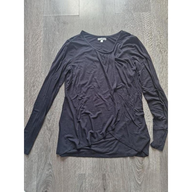 T-shirt d'allaitement noir TAILLE 34/36